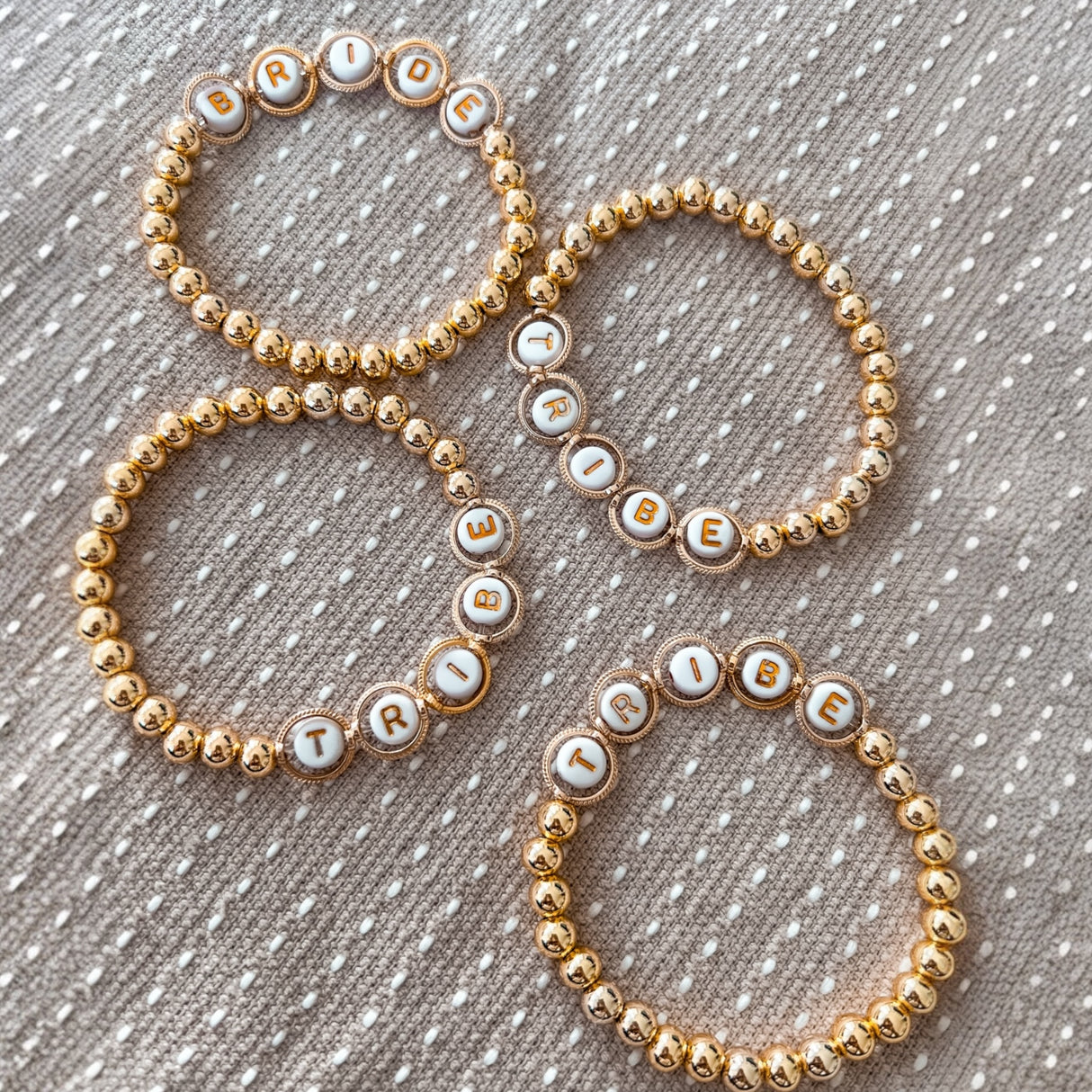 "Bride/Tribe" Bracelets