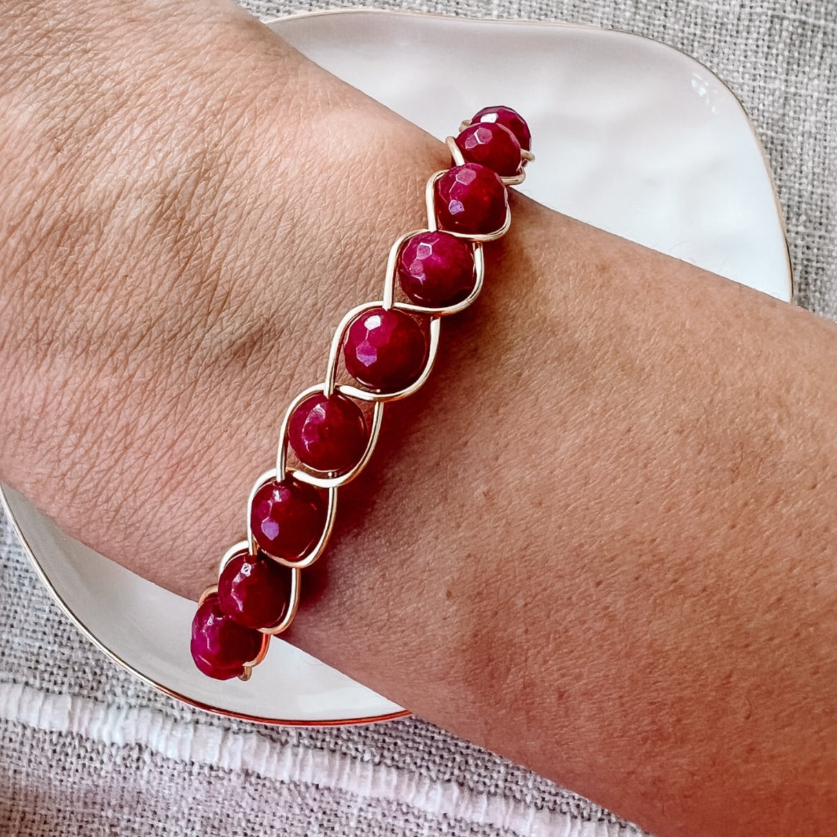 Garnet Bangle