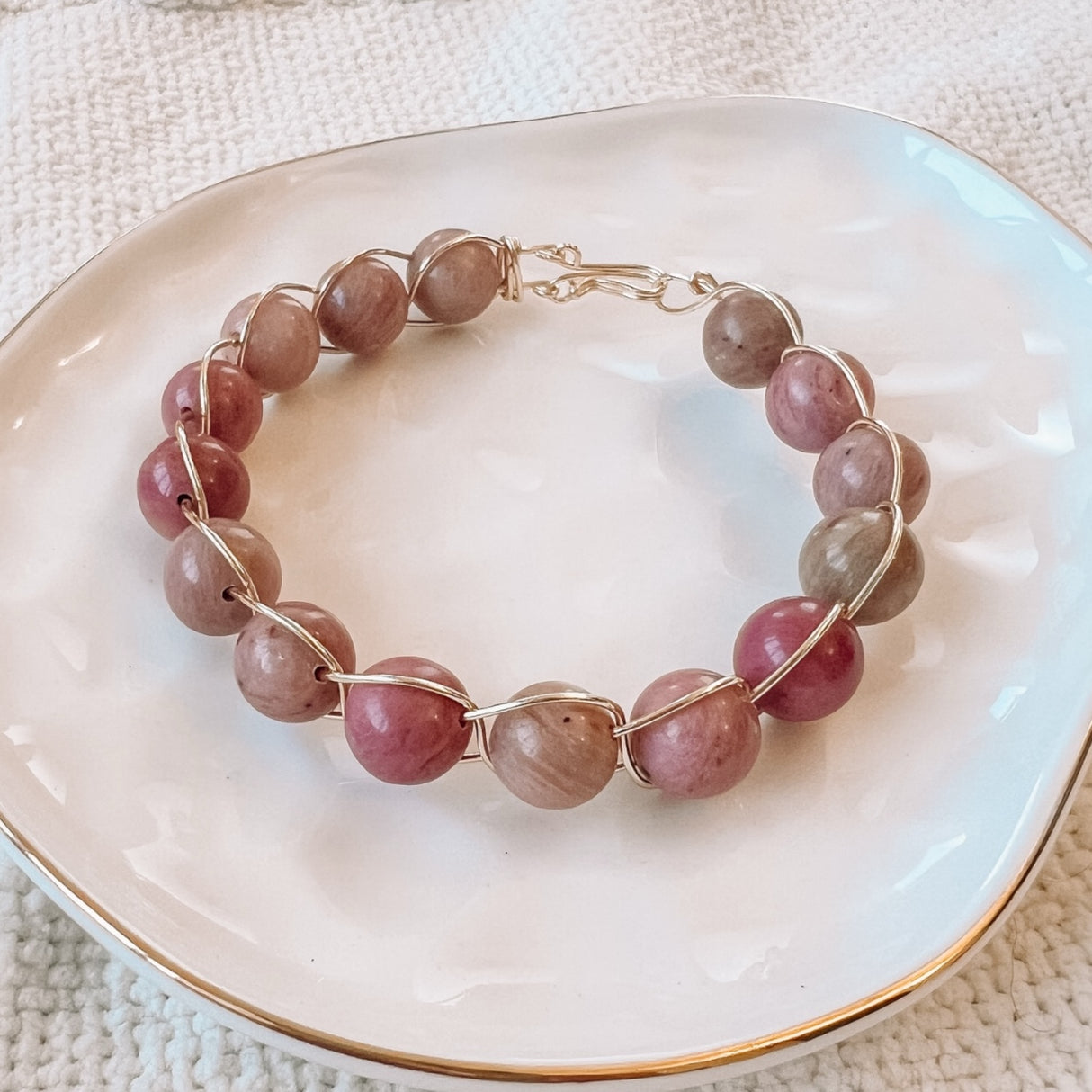 10mm Rhodonite Bangle