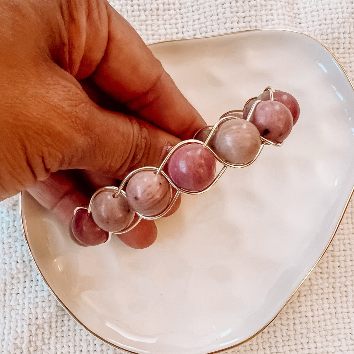 10mm Rhodonite Bangle