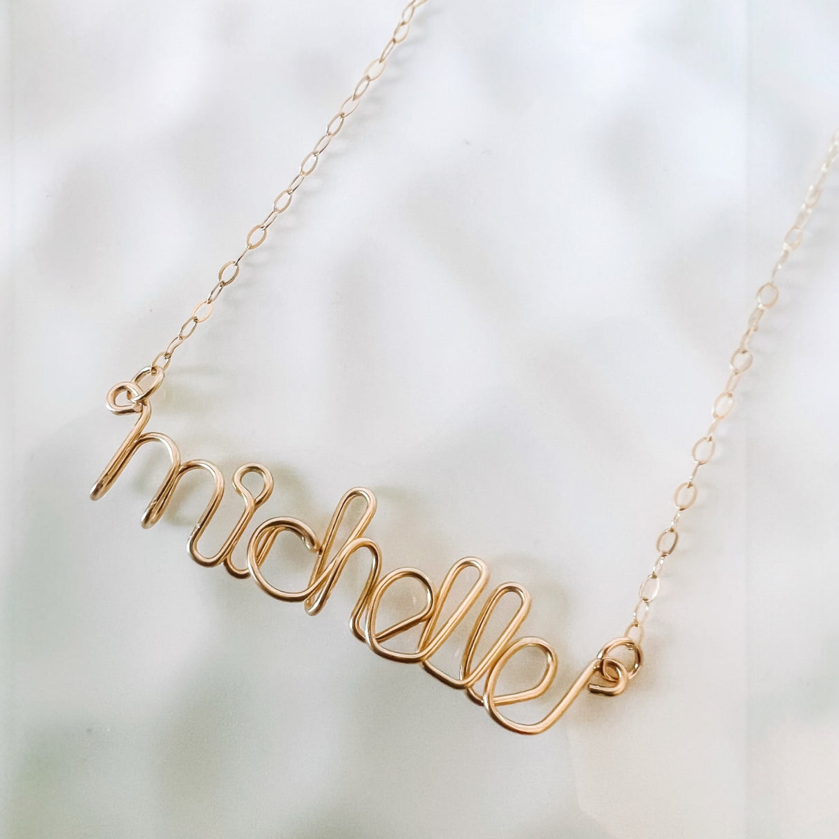 14k Gold Filled Custom Wired Necklace