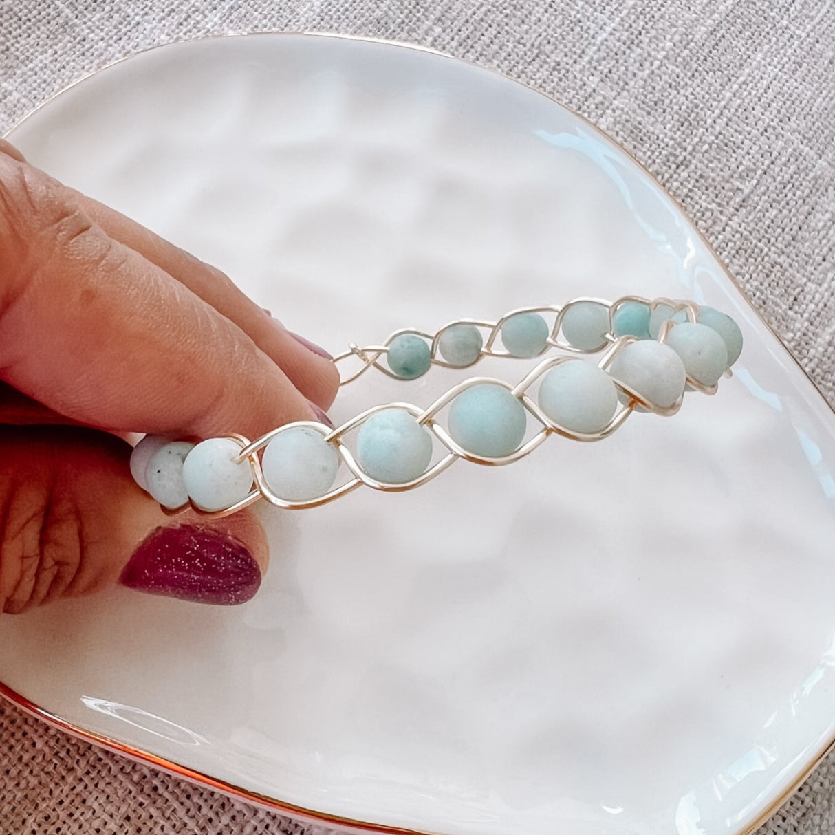 Amazonite Bangle