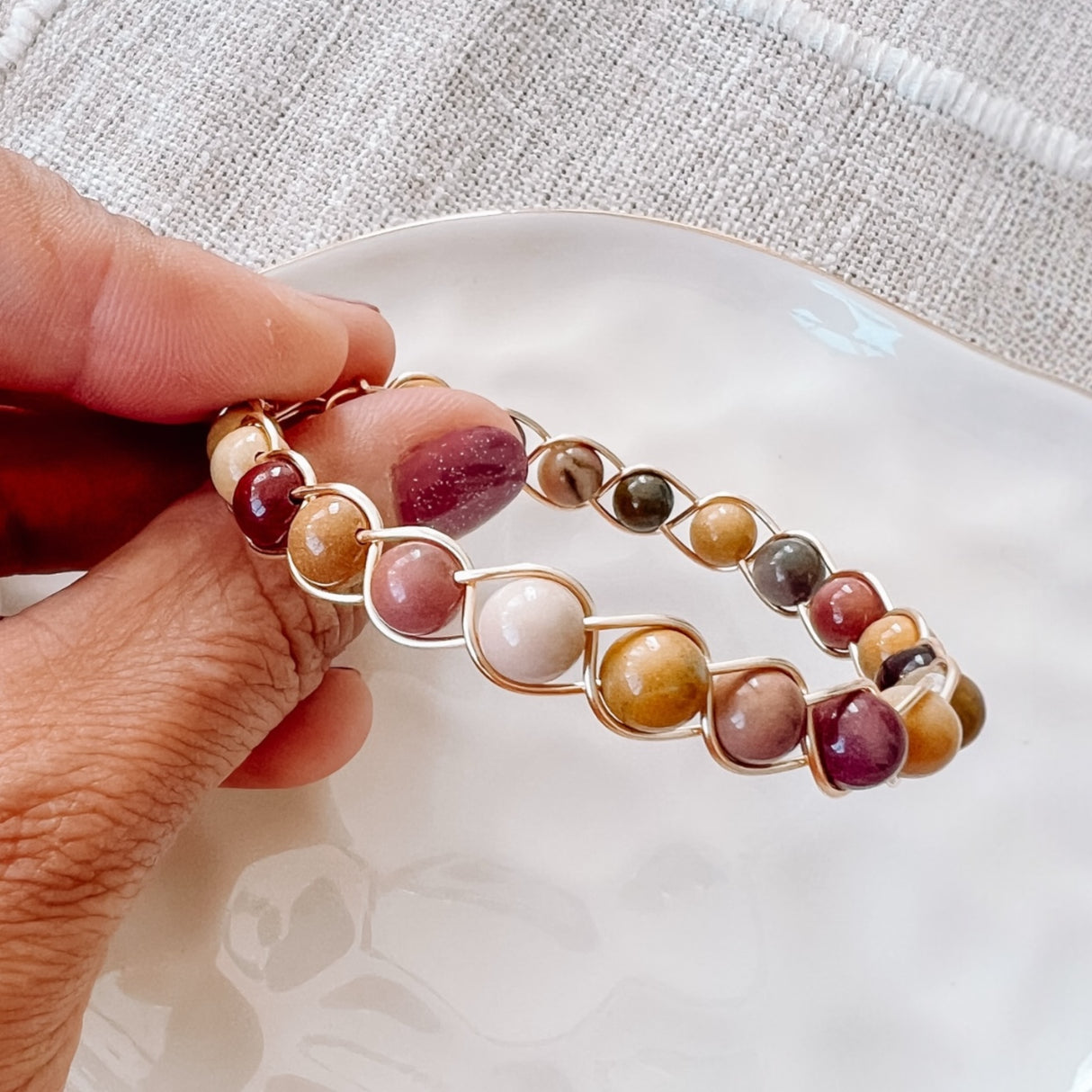 Mookaite Jasper Bangle