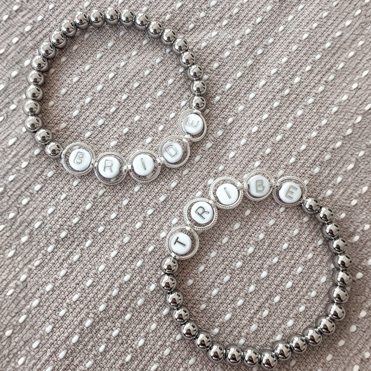 "Bride/Tribe" Bracelets