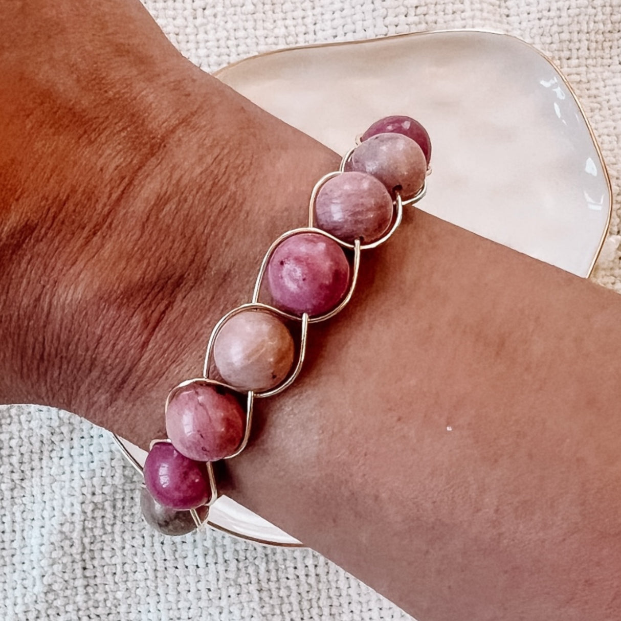 10mm Rhodonite Bangle