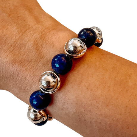 Silver/Lapis Lazuli