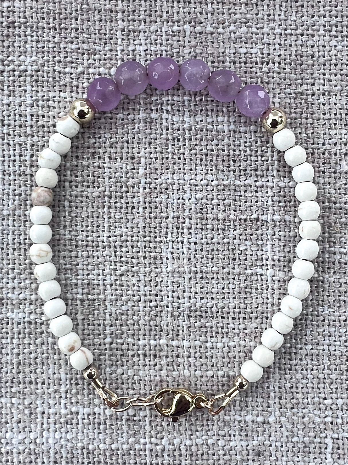 Amethyst Clasp Bracelet