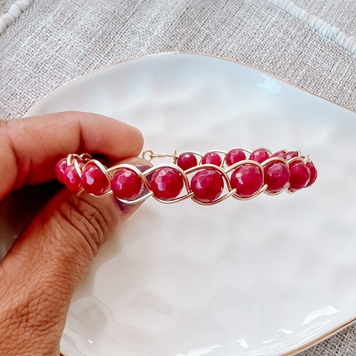 Garnet Bangle