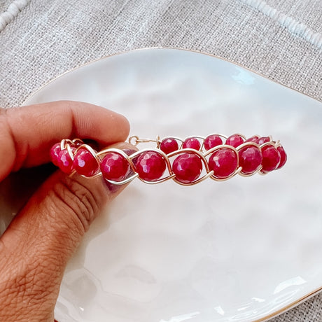 Garnet Bangle