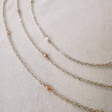 Dainty White Pearl Necklace