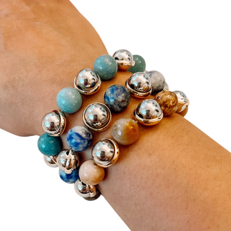 Silver/Blue Sodalite