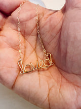 14k Gold Filled Custom Wired Necklace