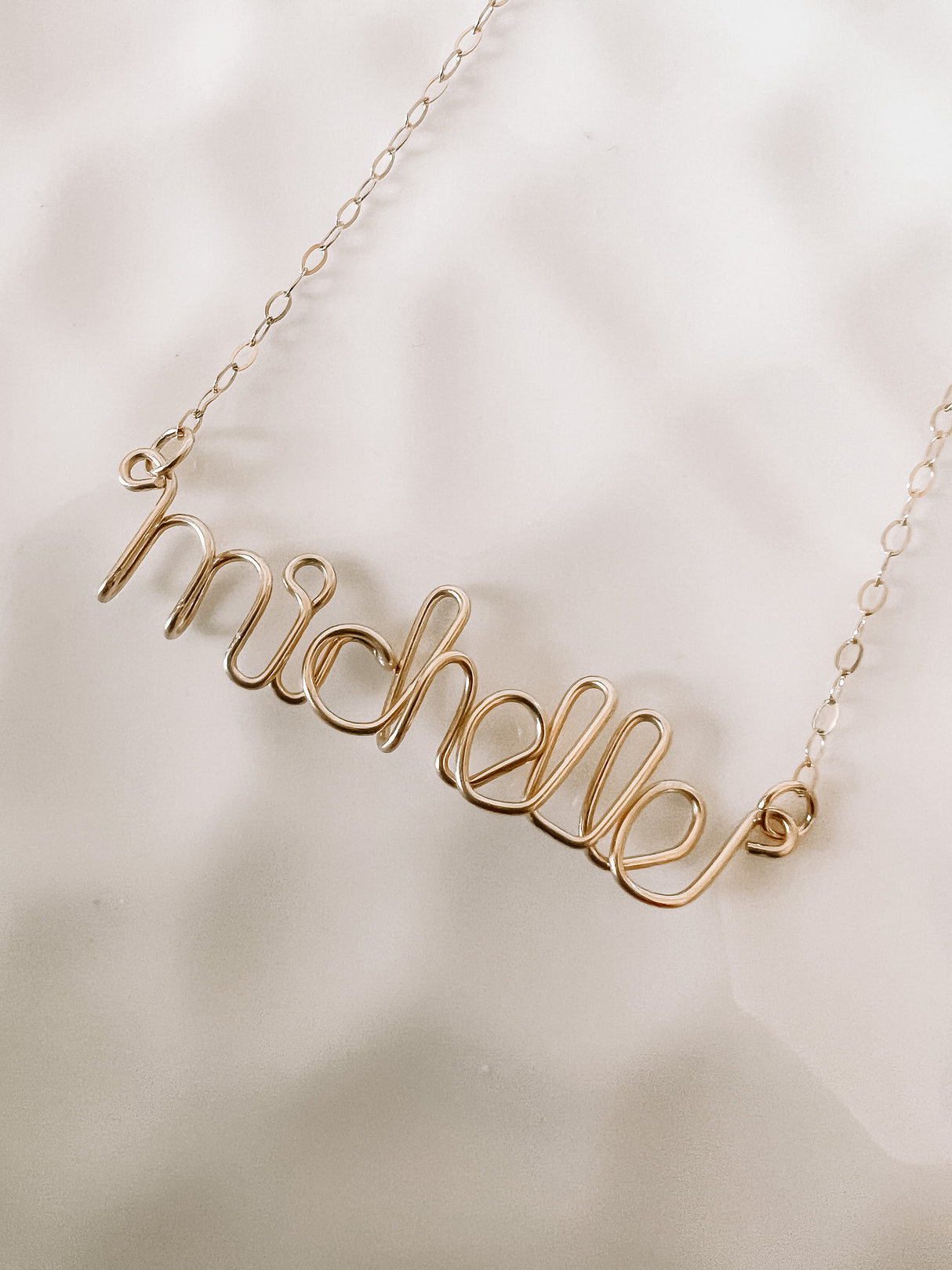 14k Gold Filled Custom Wired Necklace